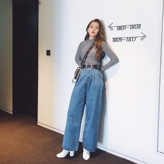 寬褲穿搭　鞋子